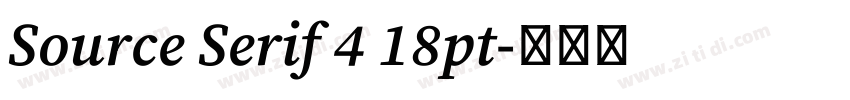 Source Serif 4 18pt字体转换